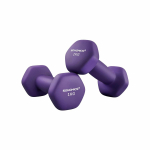 Hantlite komplekt 2 x 1 kg, lilla