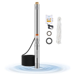 S&uuml;gavkaevuga sukeldatav roostevabast terasest pump, 550 W, 100 l/min, r&otilde;hk 53 m, IP68
