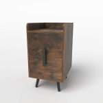 &Ouml;&ouml;kapp, 2 sahtlit, Pruun, 40 &times; 60 &times; 32 cm