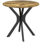 S&ouml;&ouml;gilaud Homcom 80x80x75cm., must/pruun