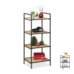 Elutoa riiul 95x39x32,5cm., helepruun/must