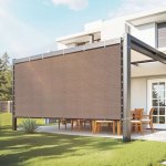 90% p&auml;ikesekaitsega kangast pergola varikatus 10x12 jalga (3,6 m) pruun HDPE