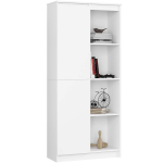 Kontoririiul R80 CLP, 8 riiulit, &uuml;ks uks, valge, 80 &times; 180 &times; 35 cm