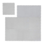 Poroloonmatt Relaxdays 10037481, 9-osaline komplekt, hall, 30 &times; 30 cm