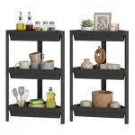 Nurgariiulite komplekt, 2 tk, 3 tasandit, Must/valge, 25,4 &times; 67,31 &times; 44,45 cm