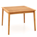 V&auml;lim&ouml;&ouml;bli laud 100x100x75,5cm, heledpruun v&auml;rv