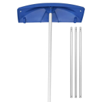 Katuse lumekaabits, 60 cm PP teraga, 1,18&ndash;5,55 m reguleeritav, ratastega