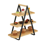Serveerialus Relaxdays, 3 tasandit, 41 &times; 42 &times; 16,5 cm
