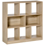 Raamatuladu Homcom 97,5x30x100cm, helepruun