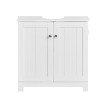 Valamu alune kapp 60x30x60cm., valge/h&otilde;bedane v&auml;rv