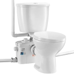Crushing WC-poti s&uuml;steem 800 W, tagumine v&auml;ljalaskeava, kahes&uuml;steemne loputus