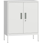 Dokumendikapp, 2 ust ja 2 riiulit, 80 &times; 100 &times; 40 cm