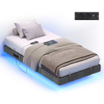 Voodiraam VASAGLE, LED-valgustus, Hall