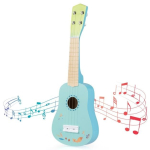 Ukulele, 4 keelt, 7 &times; 2,5 &times; 21&Prime;