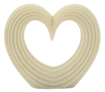 Dekoratiivne s&uuml;da Lovvy Quarzy, 21 &times; 19 &times; 6 cm