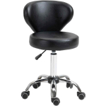Kontoritool Homcom 45x54x88cm., must/h&otilde;bedane