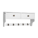 Seinariiul riiete jaoks 60x14x27cm., valge v&auml;rv
