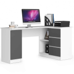 Nurgalaud NORE B20, parempoolne, valge/tumehall