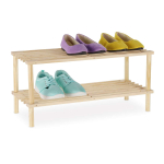 Kingariiul Relaxdays, 2 riiulit, 63 &times; 29,5 &times; 26 cm