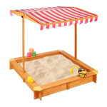 Liivakast Relaxdays 10038634.0, 117 &times; 117 &times; 117 cm