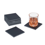 Kandilised kiltkivist alusmatid Relaxdays, 8 tk, 10 &times; 10 &times; 0,7 cm