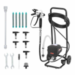 &Otilde;huvaba v&auml;rvipihusti VEVOR RP8623S, 650 W, 3000 PSI, 370 &times; 950 &times; 400 mm