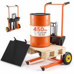 H&uuml;drauliline materjalit&otilde;stuk VEVOR SCDDC900, 205 kg, 70&ndash;900 mm, oranž/must, 920 &times; 735 &times; 1165 mm