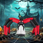 T&auml;ispuhutav Halloweeni kaunistus &ndash; &auml;mblik, LED-valgustus, 313 &times; 130 &times; 150 cm