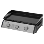 Gaasigrill Outsunny 61x48,5x21cm, must/h&otilde;bedane