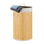 Pesukorv 65x41cm, 70L., kreemikas/valge