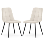 S&ouml;&ouml;gitoa toolikomplekt NERO, 2 tk, beež/must, 45,5 &times; 87 &times; 43,5 cm