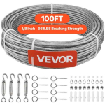 Trossikomplekt VEVOR QD304PVC-021, 7 &times; 7 kiudu