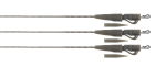 Valmisliidrid Fox Edges Naturals Submerge Lead Clip 30 lb, 3 tk