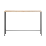 Konsoollaud 120x20x80cm., must/heledapruun
