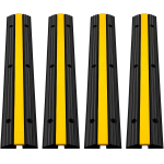 4 tk kummist kaablist turvakaldteed, 102x15,5x3 cm, vastupidavad
