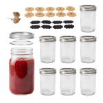 Purgikomplekt Relaxdays, 8 tk, 500 ml, &Oslash; 7 &times; 12 cm