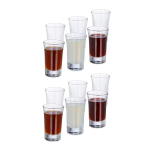 Pitsid Relaxdays 10023423.0, 12 tk, 4 cl, 4,5 &times; 7 &times; 4,5 cm