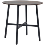 S&ouml;&ouml;gilaud Homcom 80x76cm, tumedat pruun/must v&auml;rv