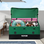 V&auml;listingimustes terrassile m&otilde;eldud hoiukast, 870,6 l, veekindel PE-tent