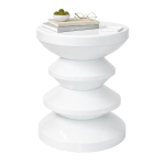 Abilauake Relaxdays, 1 tk, Valge, 35 &times; 46 &times; 35 cm
