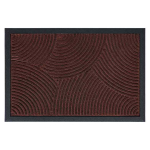 Uksematt Relaxdays, Punane/must, 60 &times; 40 cm