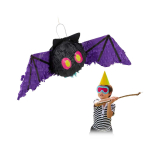 Vampiiripinata Relaxdays, 1 tk, Must/lilla/roheline, 52 &times; 21,5 &times; 23 cm