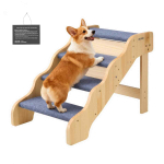 Lemmiklooma trepp VEVOR ZD-25DOG02, 4 astet, fikseeritud, 74 &times; 50 &times; 43 cm
