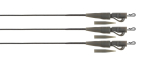 Valmisliidrid Fox Edges Naturals 50 lb Leadcore Lead Clip, 3 tk
