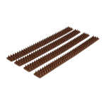 Linnut&otilde;rjeogad Relaxdays 10018124.0, 4 plaati, Pruun, 4,2 &times; 196 cm