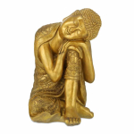 Aia Buddha kuju Relaxdays 10035611.0, Kuldne, 40 &times; 61 &times; 37 cm