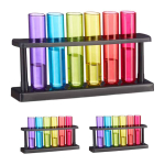 Klaaside komplekt Relaxdays 10048274.0, 18 tk, 40 ml, 23,5 &times; 13 &times; 4 cm
