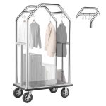 Hotelli pagasik&auml;ru VEVOR X-HC, 4 ratast, 1080 &times; 640 &times; 1870 mm