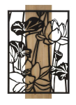 Seinapaneel Lotus, 60 &times; 90 &times; 2 cm
