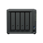 NAS Synology DS925+, 4 kettapesa, Must